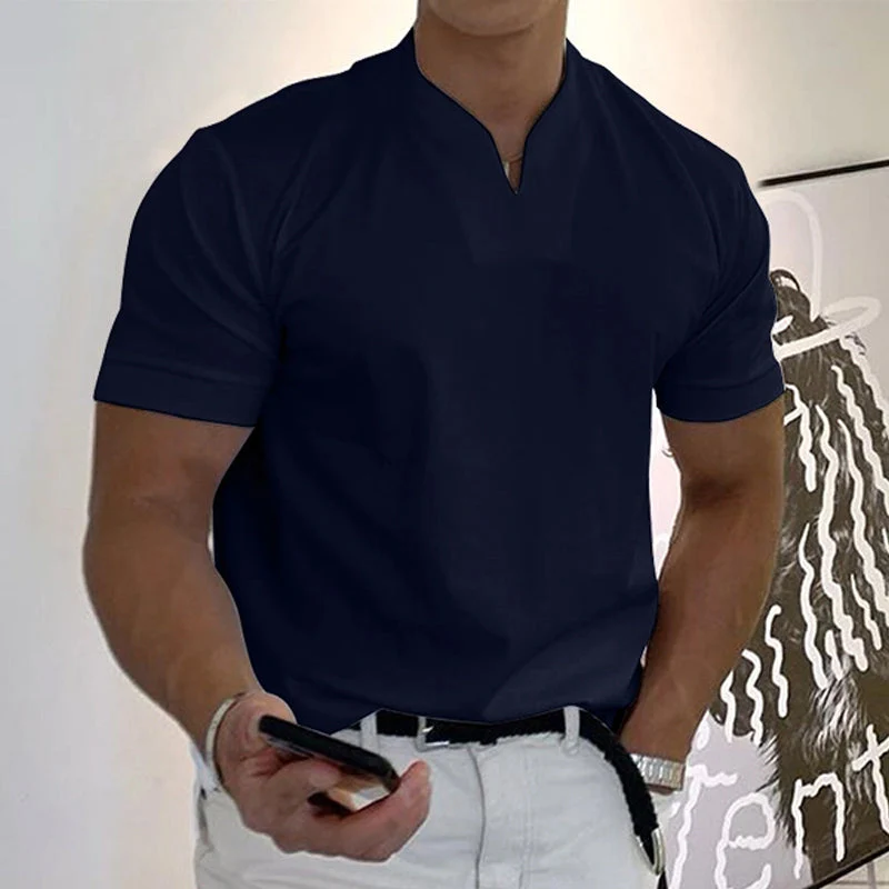 Gentlemans Business Short Sleeve Fitness T-Shirt - Image 4