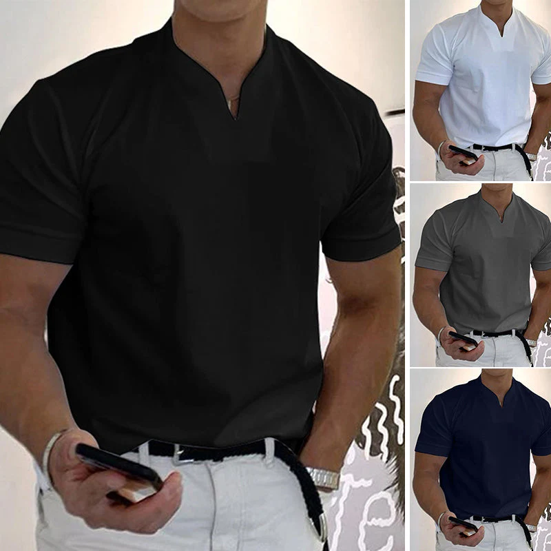 Gentlemans Business Short Sleeve Fitness T-Shirt - Image 5