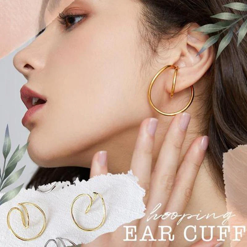 Geometry Earring Ear Clip - Image 3