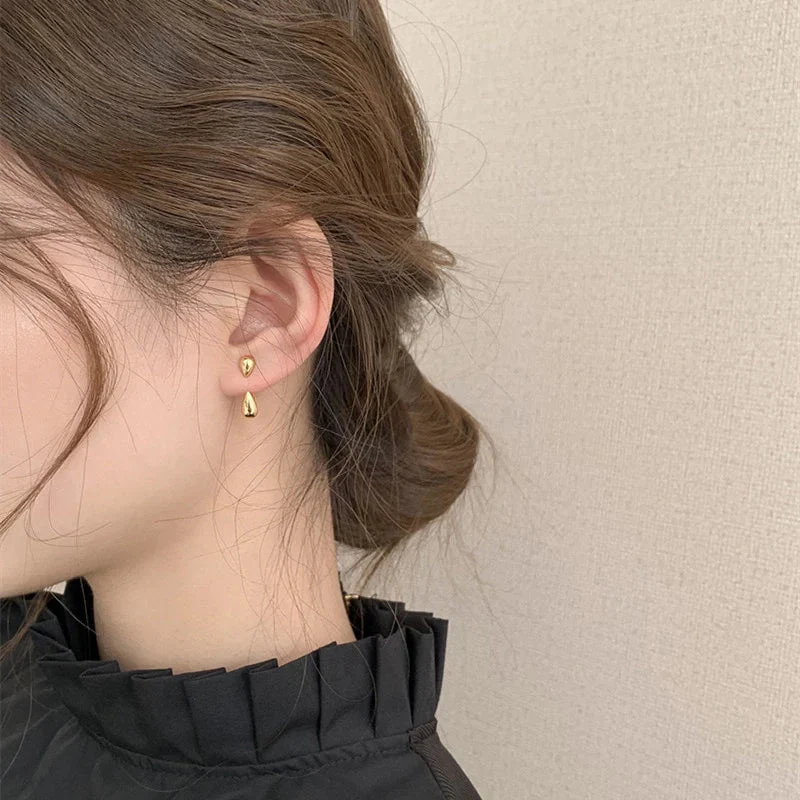 Glossy Drop Earrings - Image 7