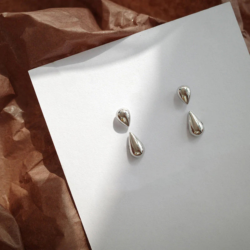 Glossy Drop Earrings - Image 9