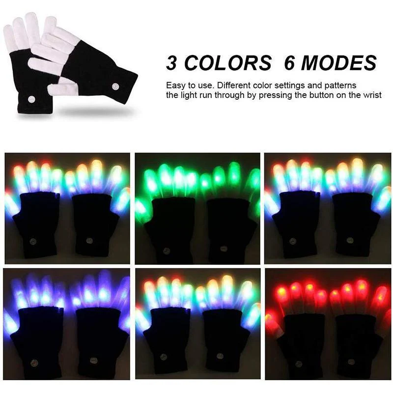 Glowing Gloves 3 colours 6 modes - Image 5