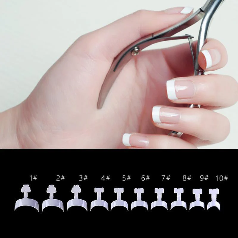 Glue-On French Manicure Nails Kit - Image 11