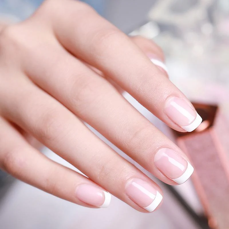 Glue-On French Manicure Nails Kit - Image 5