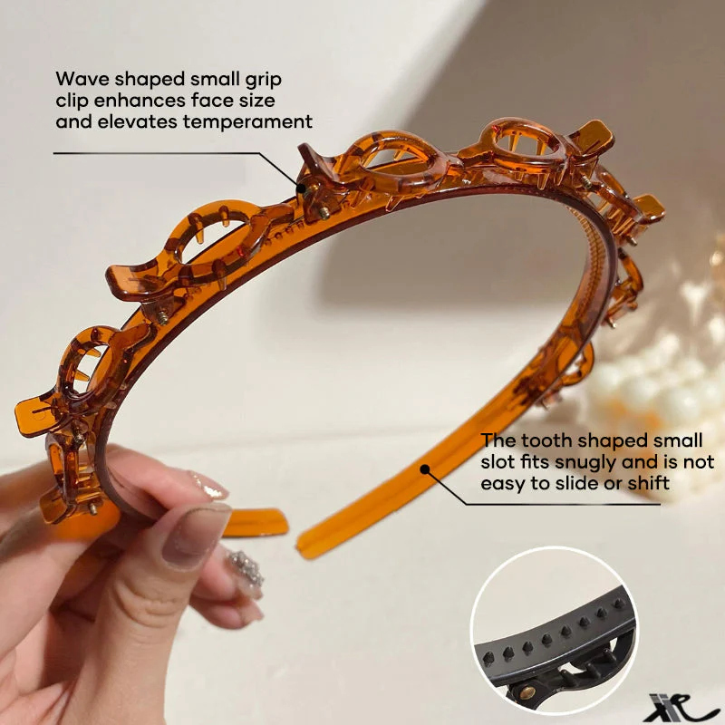 Hairband with bangs clip - Image 6
