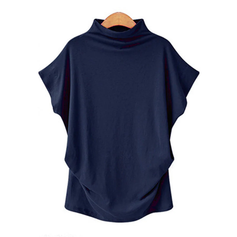 Half Turtleneck Doll Sleeve T-Shirt - Image 8