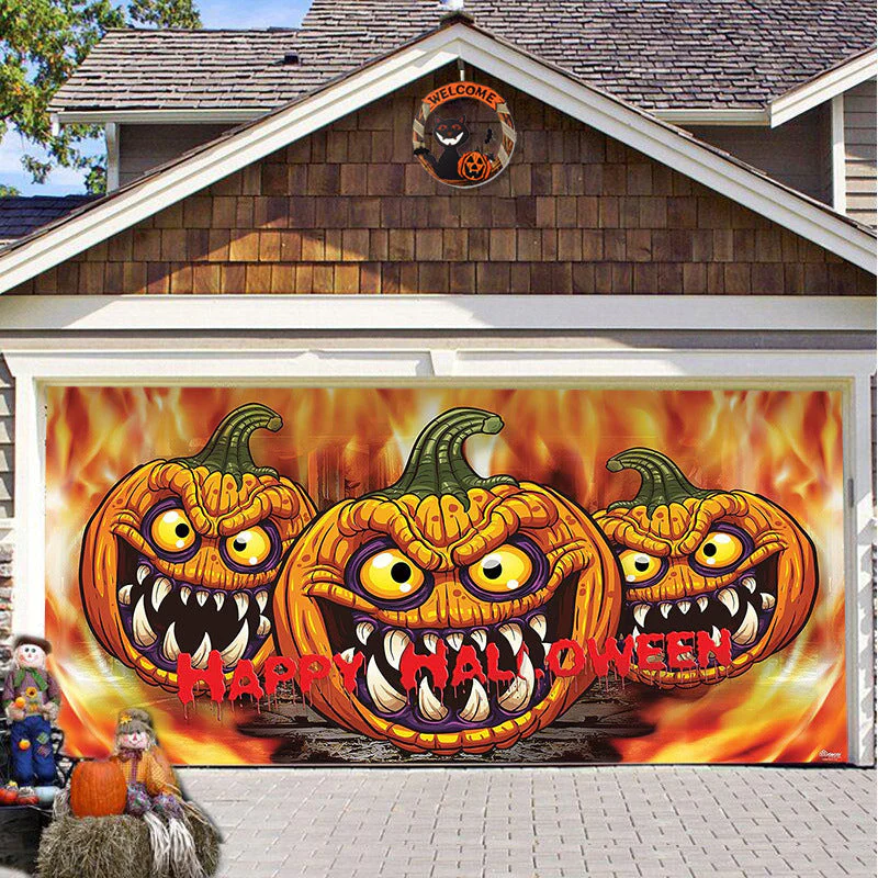 Halloween 2023 Garage Door Decoration - Image 11