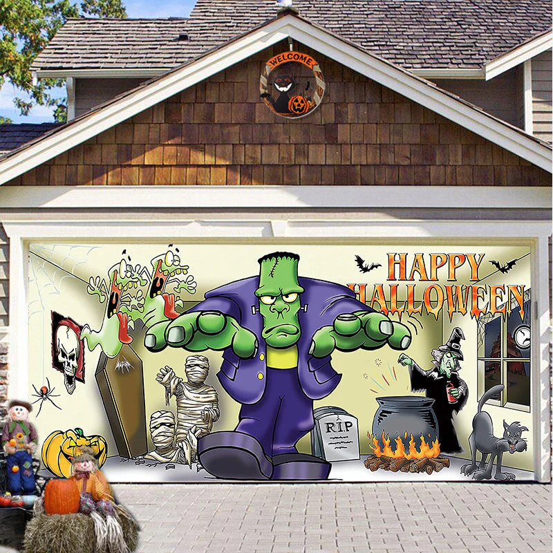 Halloween 2023 Garage Door Decoration - Image 17