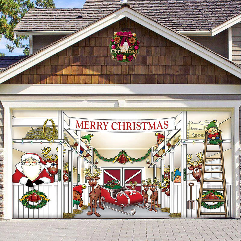 Halloween 2023 Garage Door Decoration - Image 19