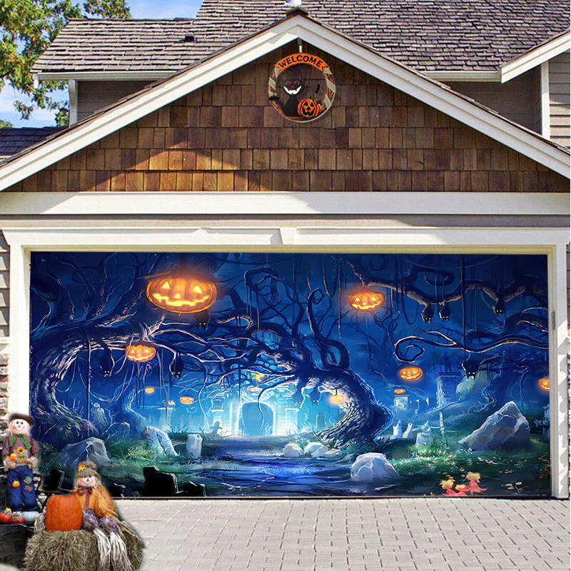 Halloween 2023 Garage Door Decoration - Image 29
