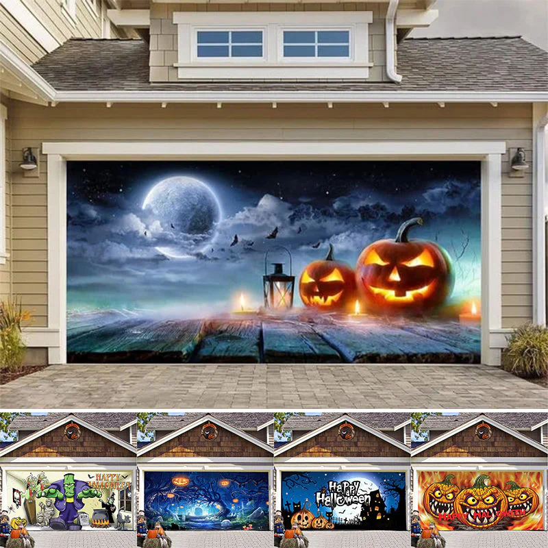 Halloween 2023 Garage Door Decoration - Image 4