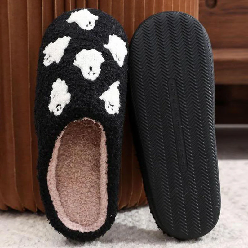 Halloween Ghost Plush Slippers - Image 6