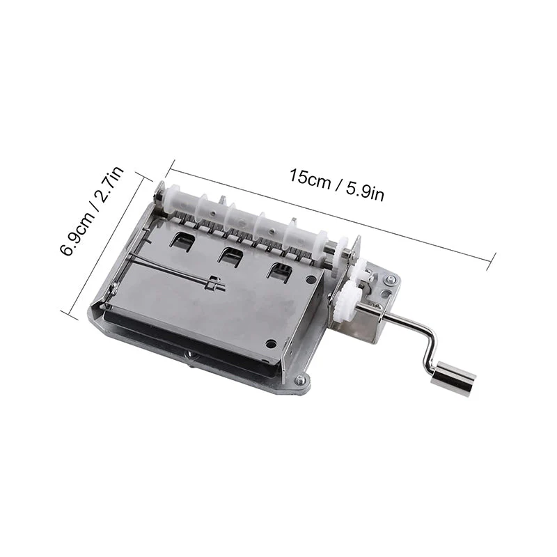 Hand-Cranked Paper Tape Music Box - Image 12