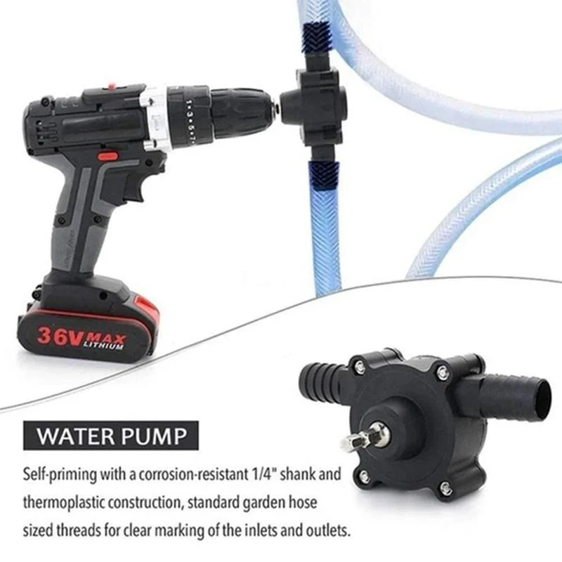 Hand Electric Drill Drive Self Priming Water Transfer Pump - Image 5