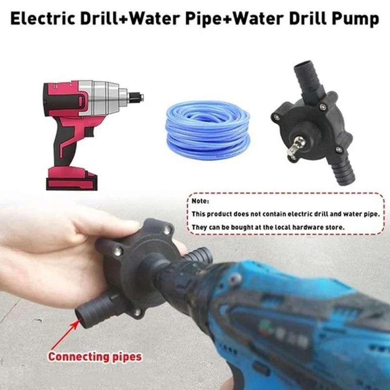 Hand Electric Drill Drive Self Priming Water Transfer Pump - Image 7