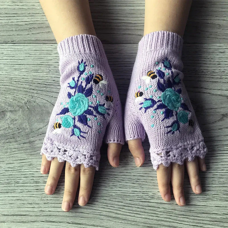 Hand Embroidered Gloves - Image 9