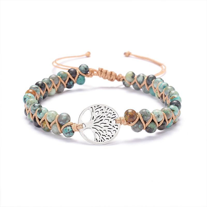 Handmade Natural Stone Boho Bracelet - Image 10