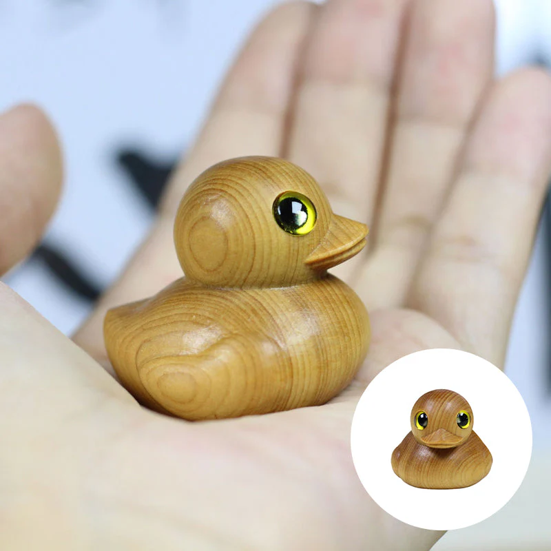 Handmade Wooden Rubber Duck - Image 2