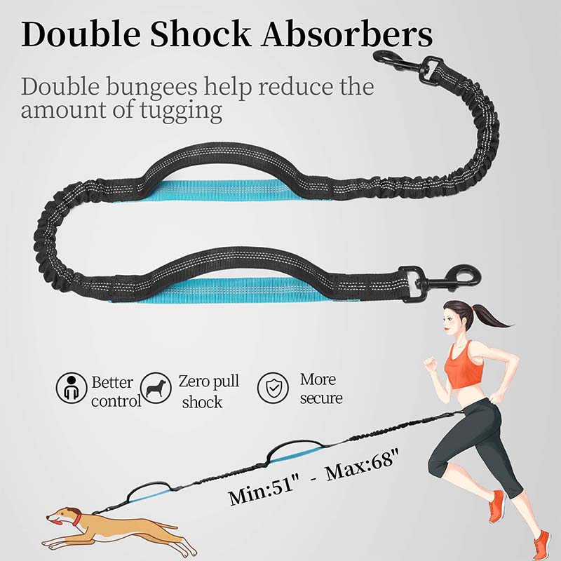 Hands Free Dog Leash With Zipper Pouch - Image 7