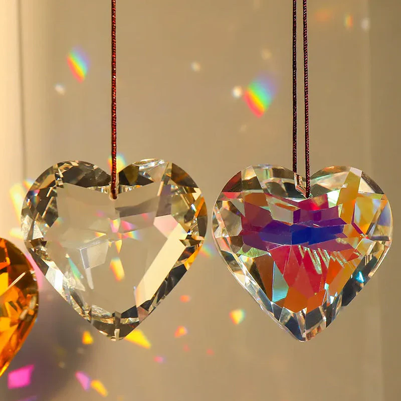 Hanging Heart Suncatcher Prism Crafts - Image 2