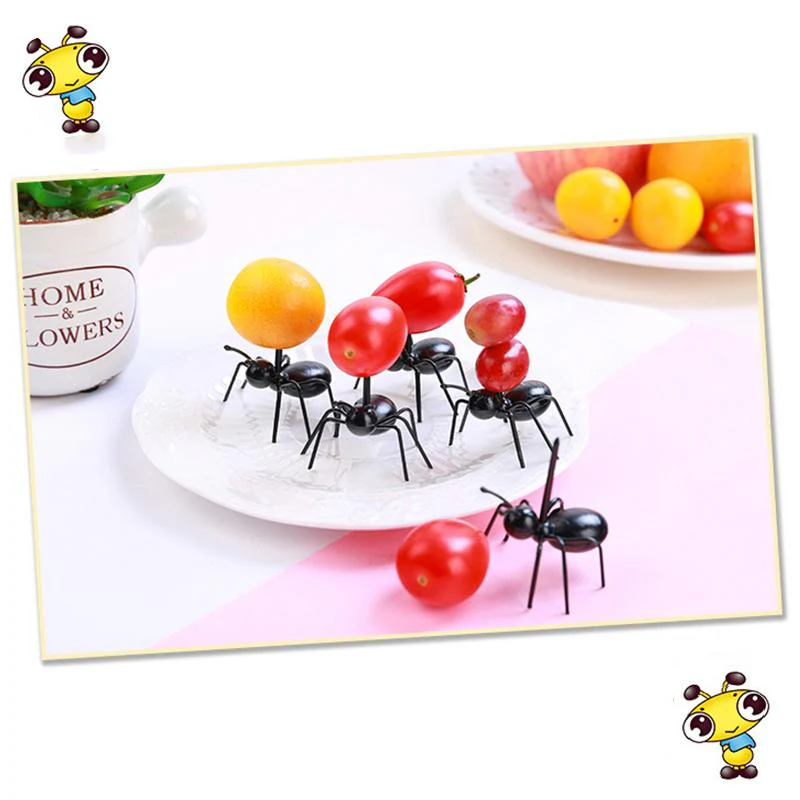 Hardworking Ants Moving Fruit Fork - Image 3