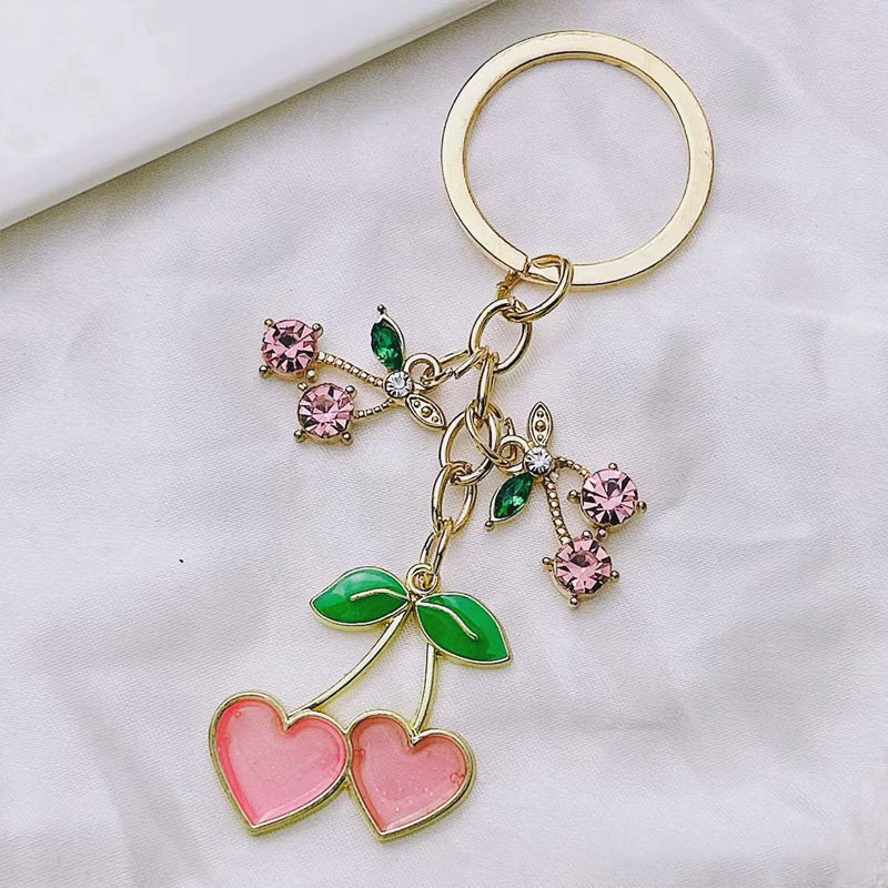 Heart & Cherry Keychain - Image 2