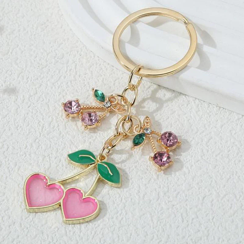 Heart & Cherry Keychain - Image 3