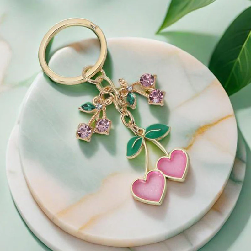 Heart & Cherry Keychain - Image 4