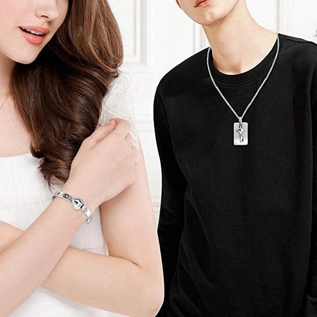 Heart Lock Bracelet & Necklace - Image 12