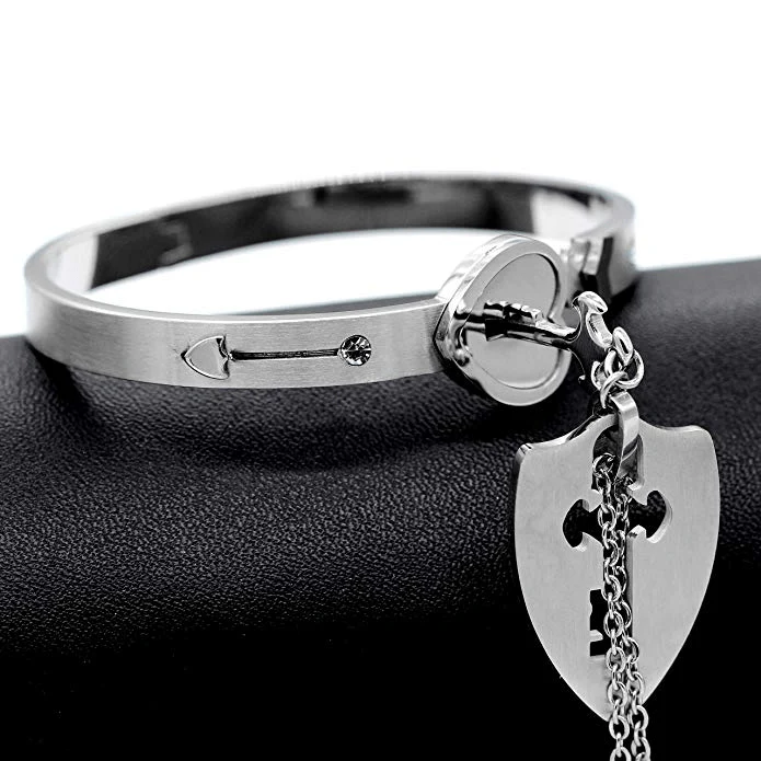 Heart Lock Bracelet & Necklace - Image 8