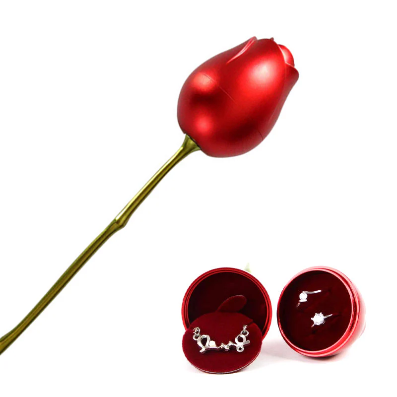 Heart necklace Set with rose - Image 14