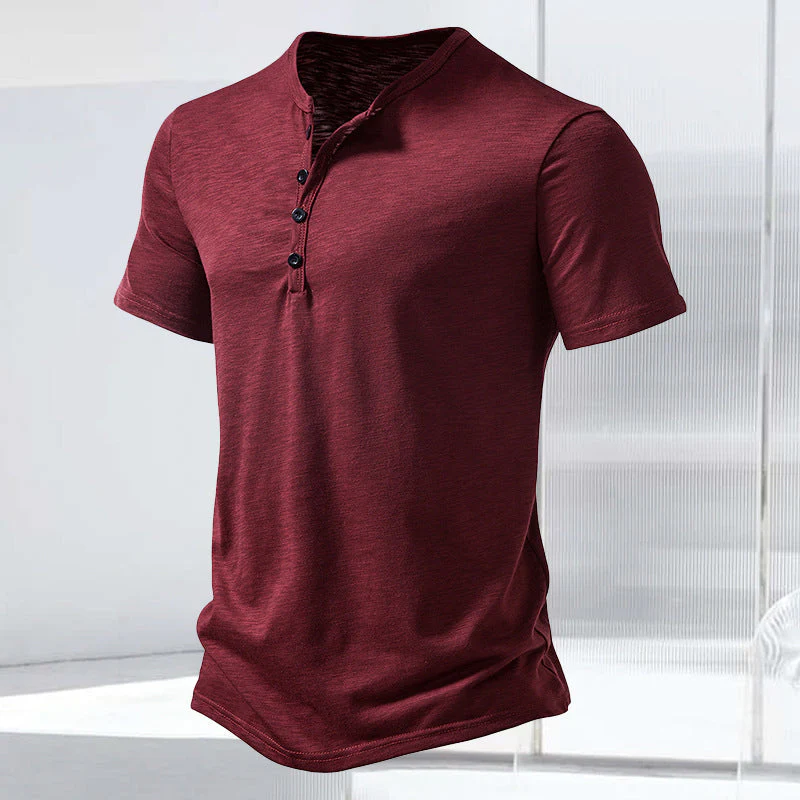 HENLEY SHORT SLEEVE SHIRT - Image 3