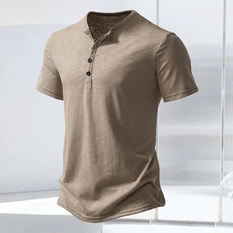 HENLEY SHORT SLEEVE SHIRT - Image 4