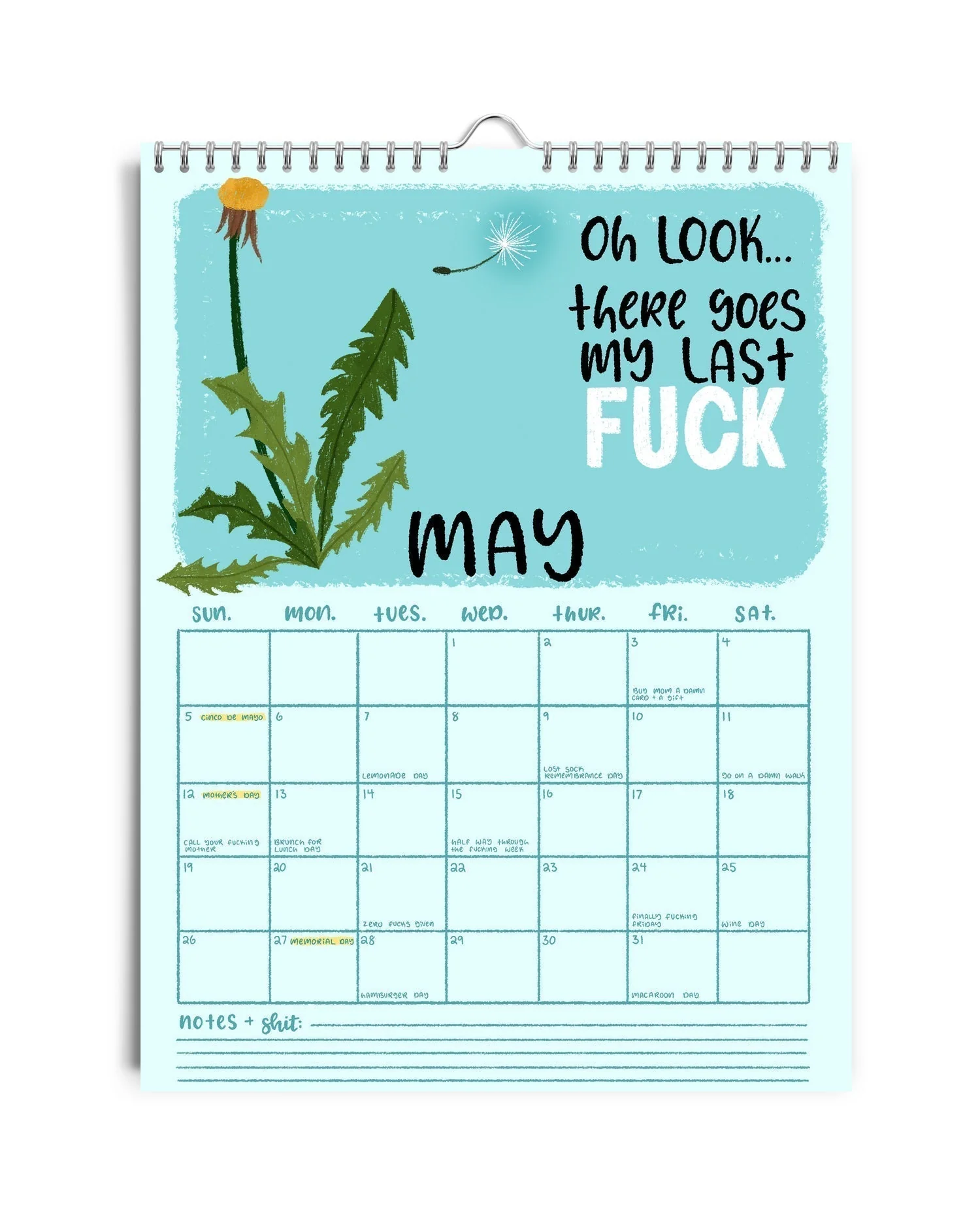 HERE WE FUCKING GO AGAIN CALENDAR - Image 10