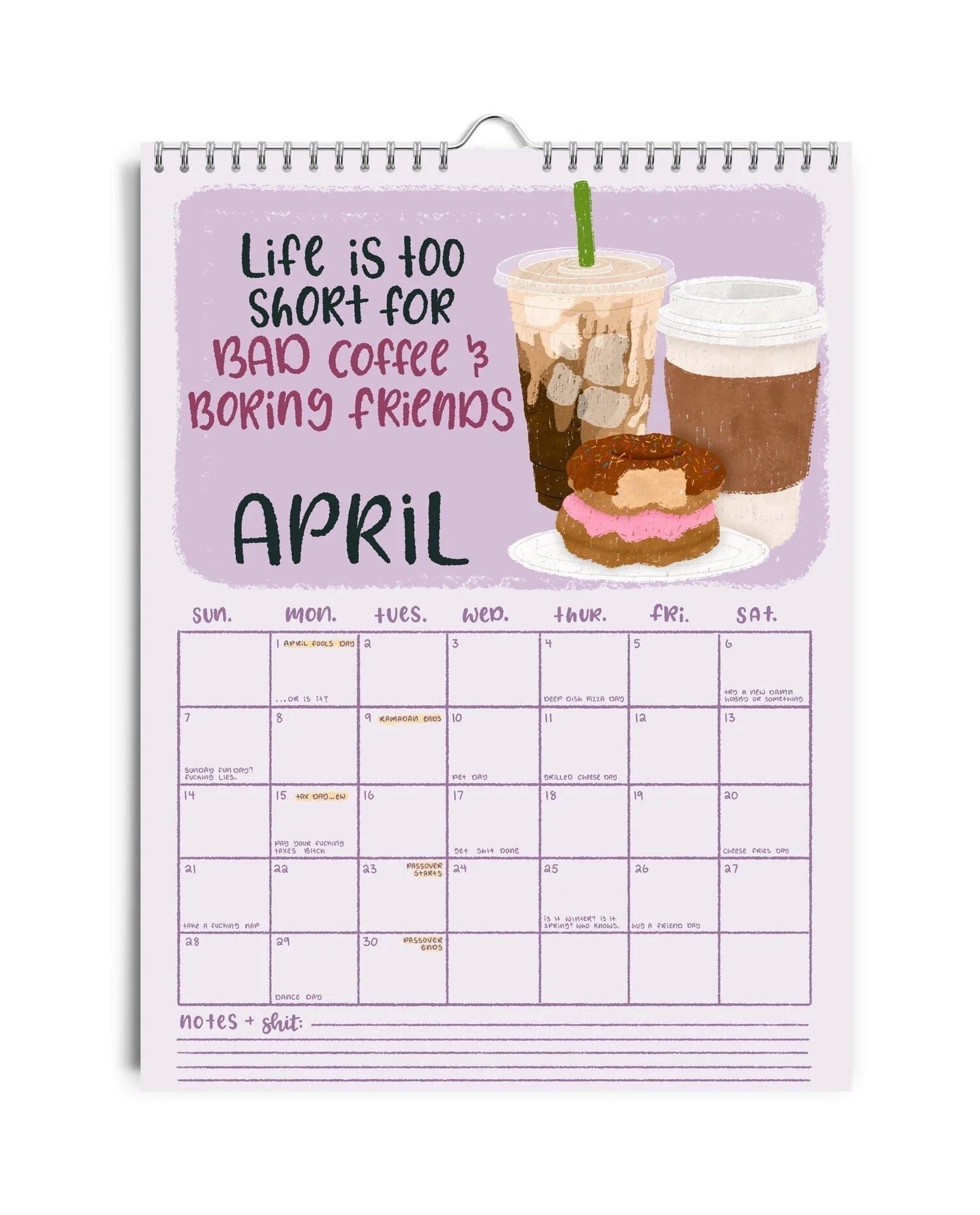 HERE WE FUCKING GO AGAIN 2025 CALENDAR - Image 5