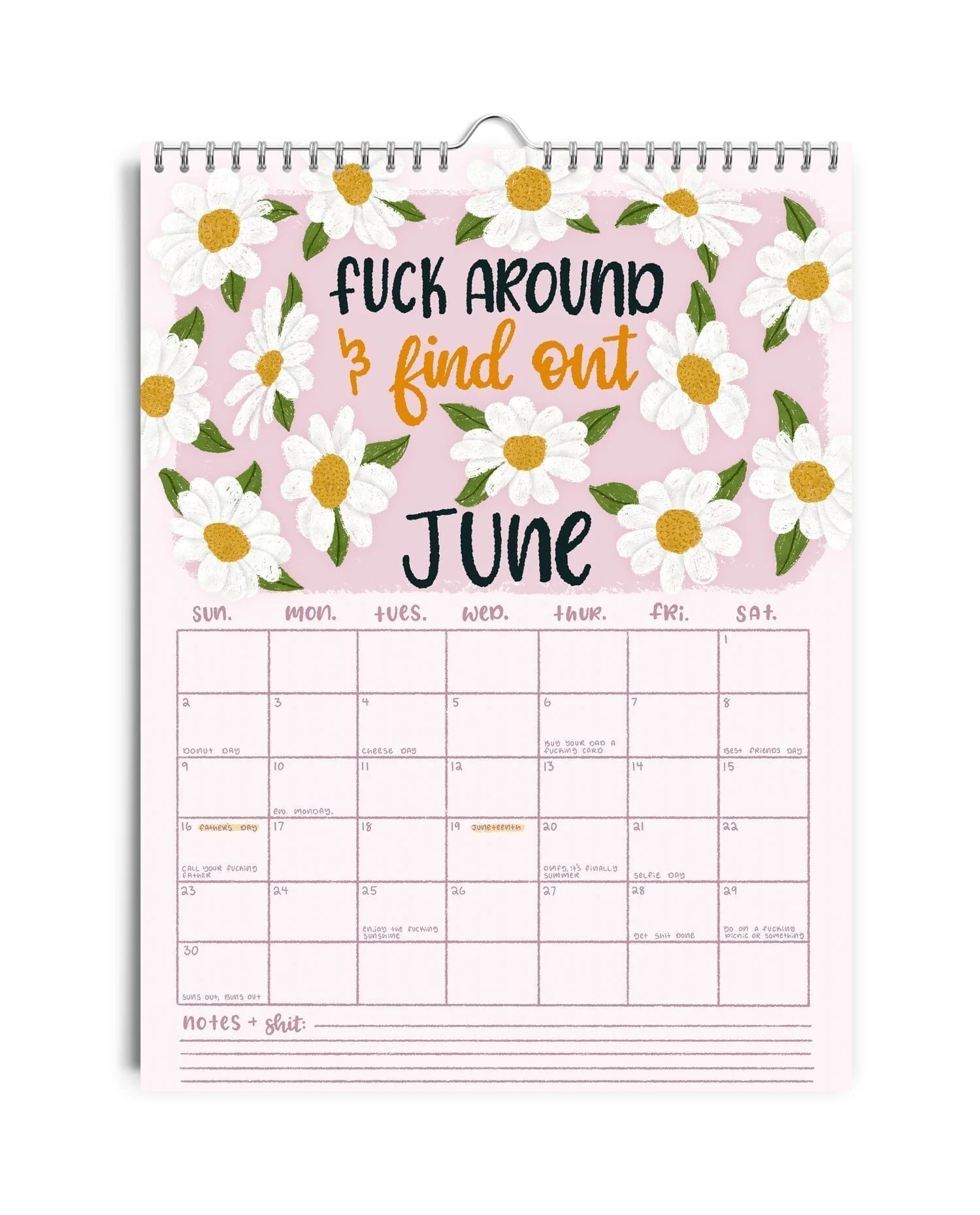 HERE WE FUCKING GO AGAIN 2025 CALENDAR - Image 7