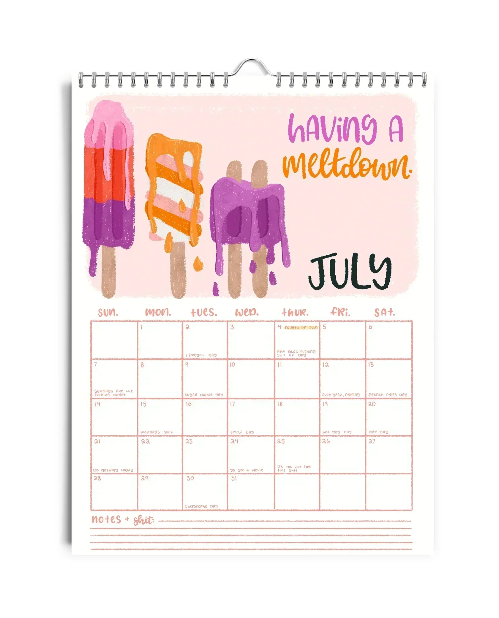 HERE WE FUCKING GO AGAIN 2025 CALENDAR - Image 8