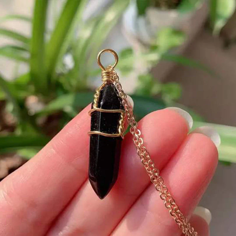 Hexagonal Crystal Necklace - Image 2