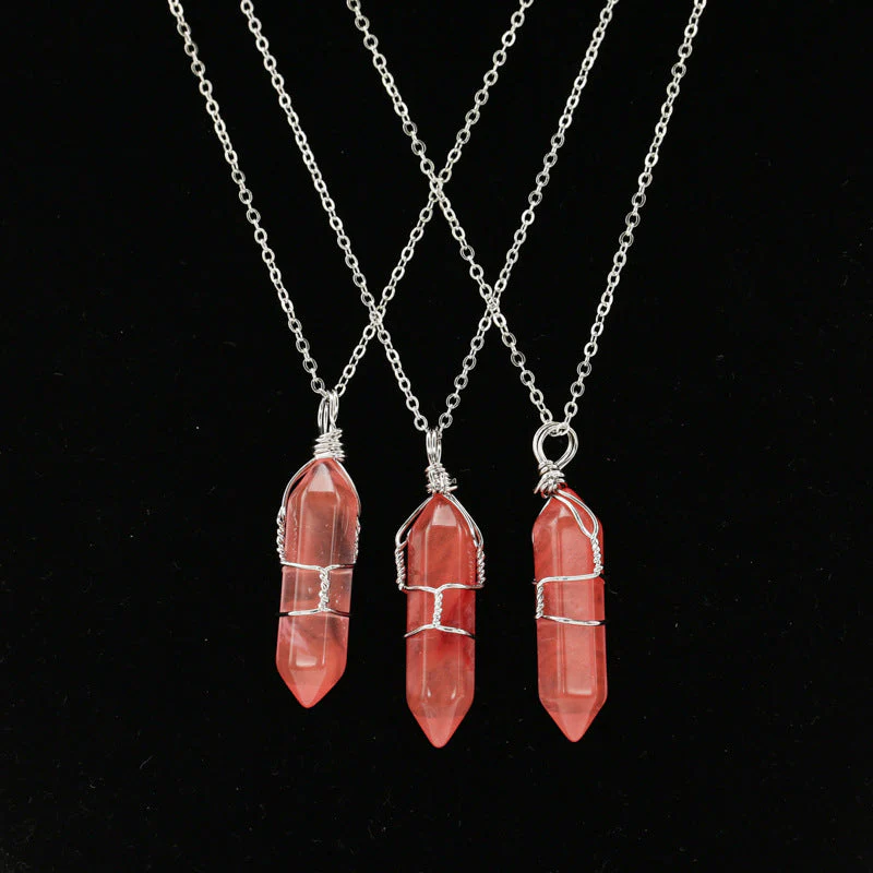 Hexagonal Crystal Necklace - Image 5