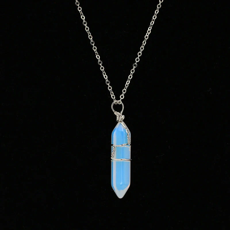Hexagonal Crystal Necklace - Image 6