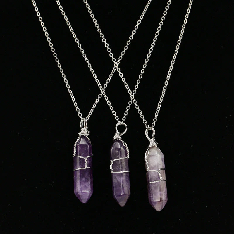 Hexagonal Crystal Necklace - Image 7