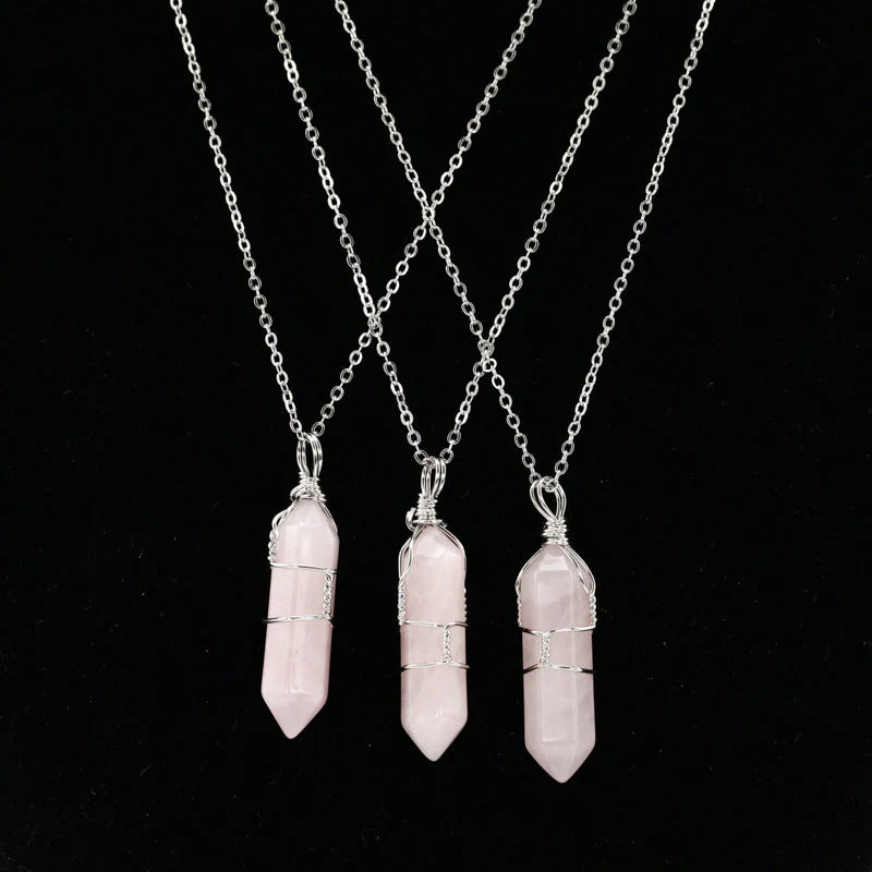 Hexagonal Crystal Necklace - Image 8