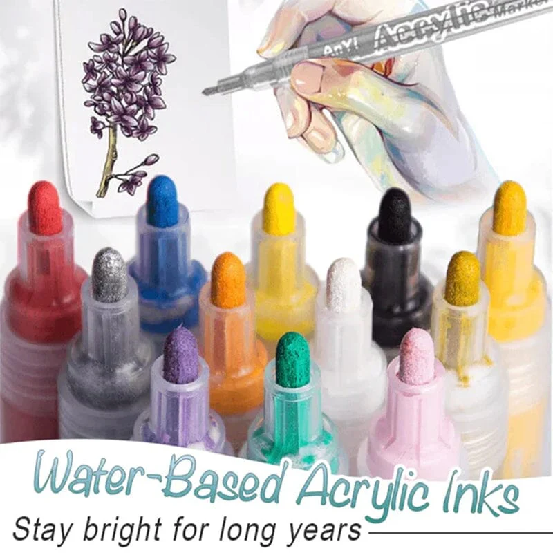 High Pigmented Acrylic Paint Markers - Image 6