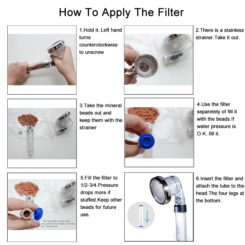 High-Pressure Ionic Filtration Shower Head - Image 6