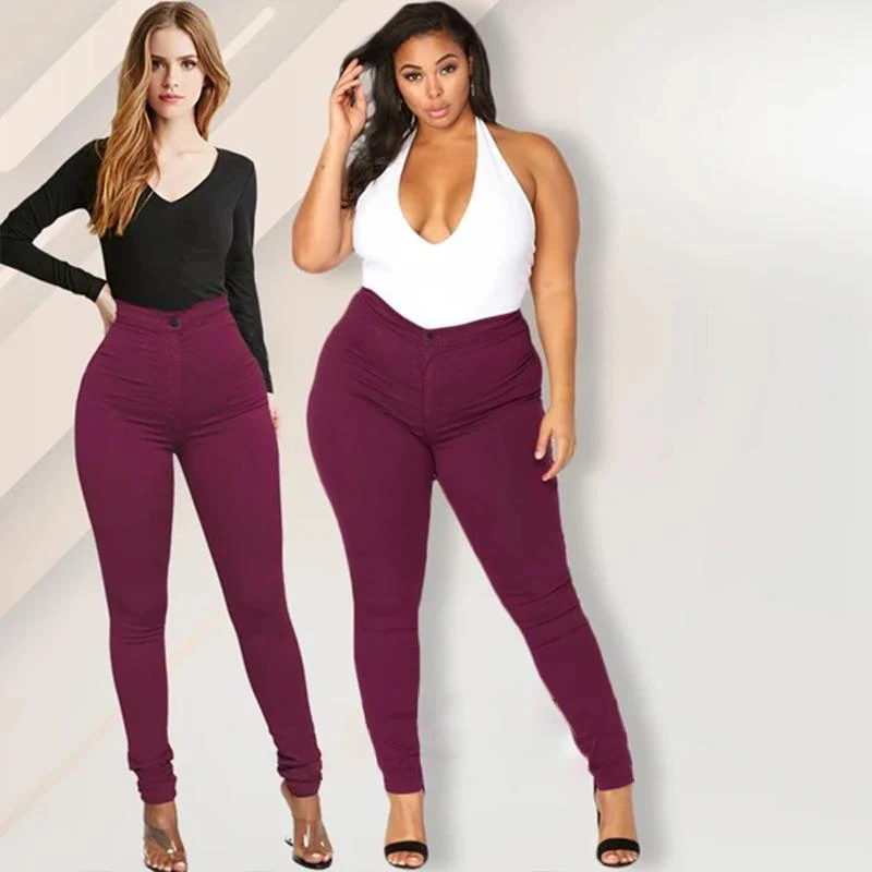 High-Rise Stretch Plus Size Jeans - Image 4