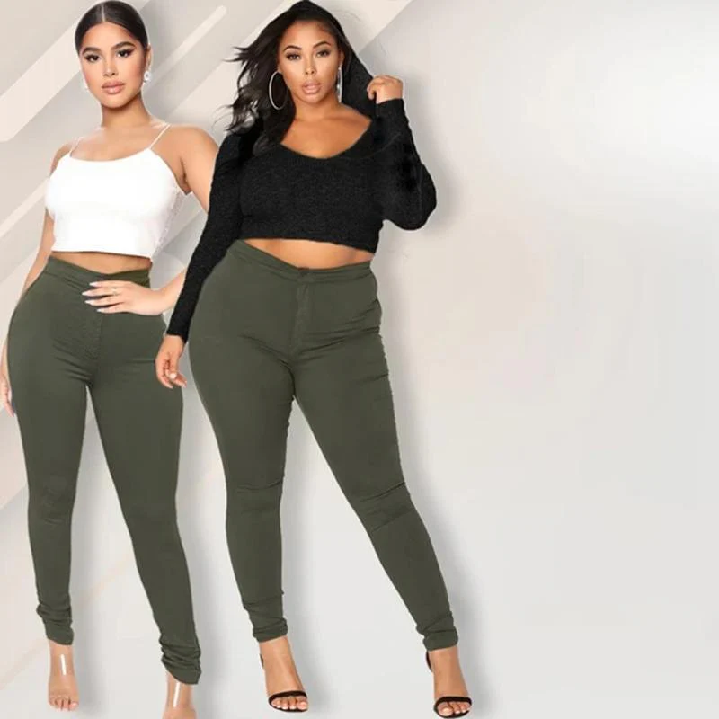 High-Rise Stretch Plus Size Jeans - Image 6
