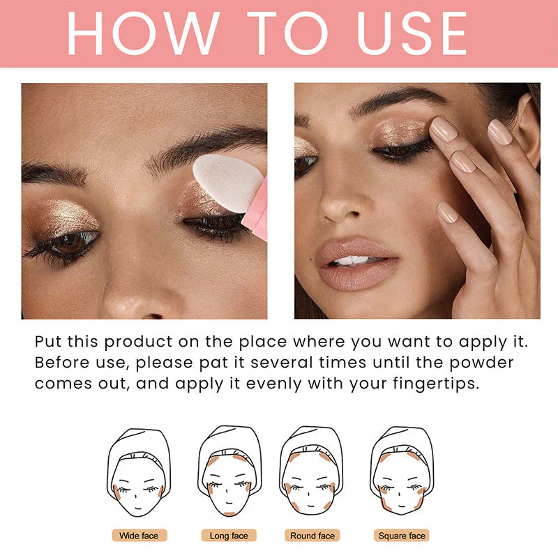 Highlighter Powder Stick Makeup - Image 4