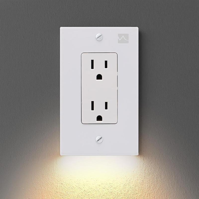 Hirundo Outlet Wall Plate With LED Night Lights - Image 10