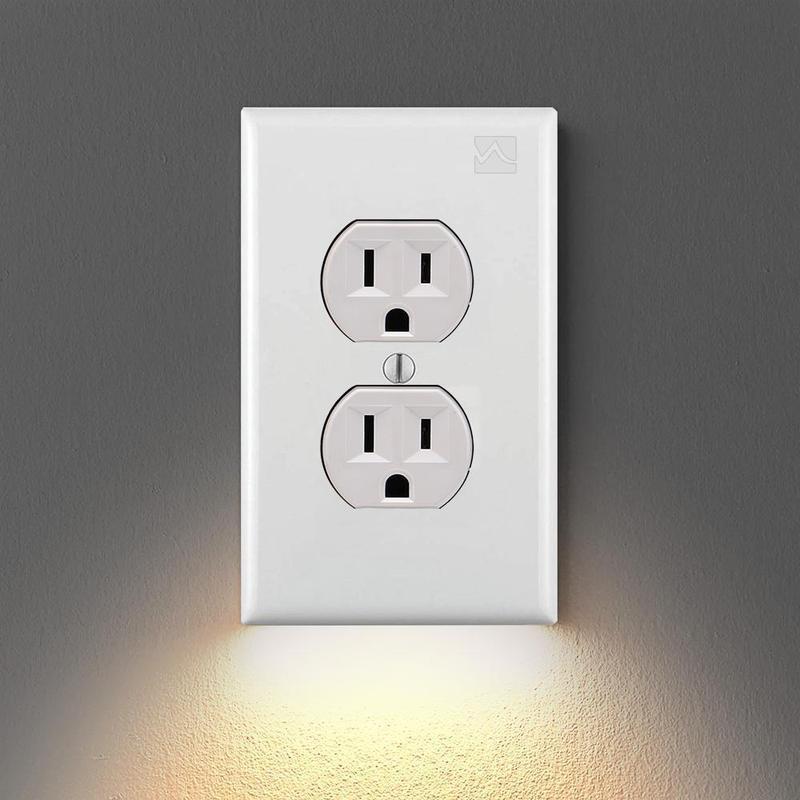Hirundo Outlet Wall Plate With LED Night Lights - Image 9