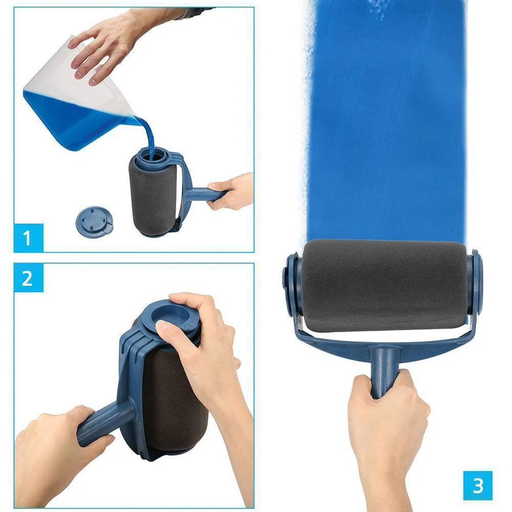 Hirundo® Paint Roller Brush Painting Handle Tool - Image 2